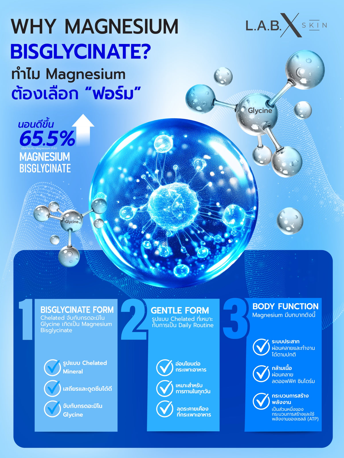 BIO MAGNESIUM BISGLYCINATE + SELENIUM ข้อมูลสินค้า 2